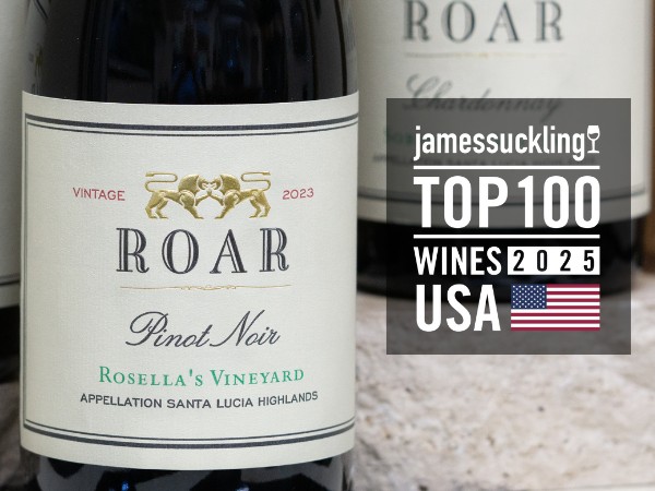 ROAR Awarded Top 100 Wines of the USA by James Suckling
