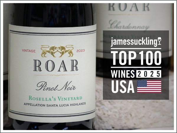 ROAR Awarded Top 100 Wines of the USA by James Suckling